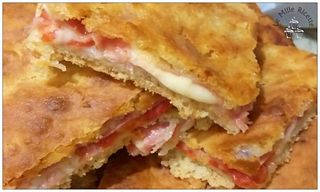 Pizza Ripiena cu sunca (rulada)