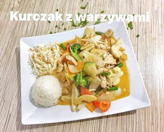 Kurczak z warzywami﻿ 450g