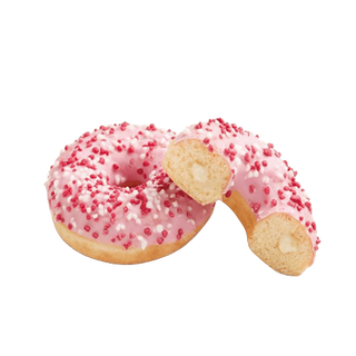 Donut Pink & White