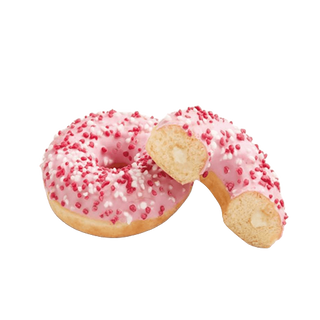 Donut Pink & White