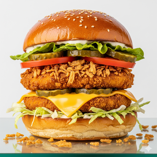 Rapid Doble Burger crispy