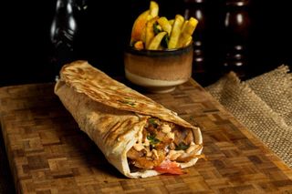 Shaorma Coressy mix pui și vită la lipie