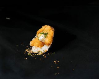 Temakis Camarão em Panko