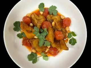 БАКЛАЖАНИ З ТОМАТАМИ КІМЧІ