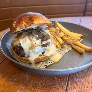 Cheese lovers burger