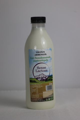 Llet Semidesnatada Sense Lactosa Granja Armengol 1L