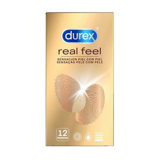 Caja 12 Preservativos Sin Látex Durex Real Feel