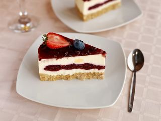 Cheesecake cu fructe de padure