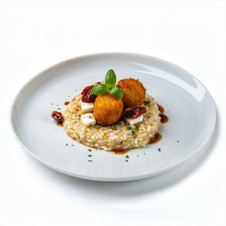 Risotto brie croquette