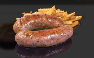 Меню с 2бр свинска наденичка (400г)