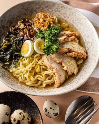 Рамен с курицей