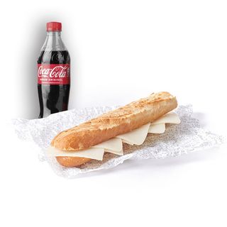 Bocadillo De Queso + Bebida