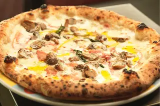 Bianca, cotto e funghi - senza glutine