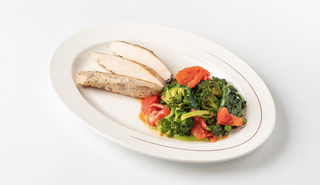 Овощи с куриной грудкой