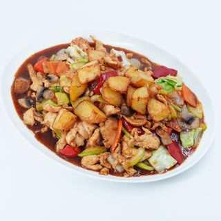 726 Piletina sa krompirom i povrćem