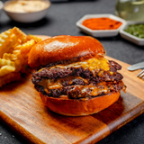 Triple Stack Cheeseburger