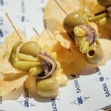 Gilda clásica con anchoa, piparra y aceituna (4 uds.)