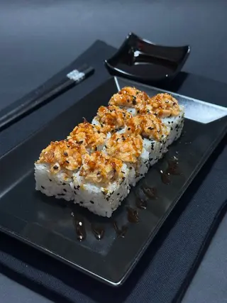 White fried salmon