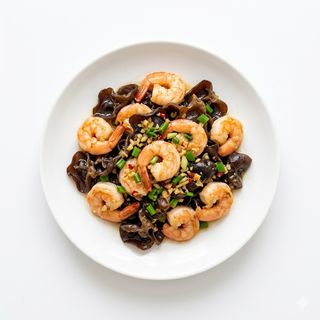 Gambas Con Oreja De Madera