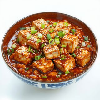 Doufu Con Curry Rojo Estilo Thai