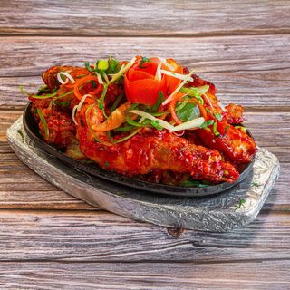 Camarão Grelhado com  alho