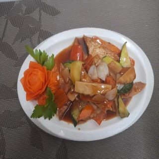 48 Tofu con verdure miste
