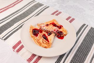 Clătite cu dulceață