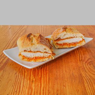 Pollo, Queso Edam y Sobrasada Mallorquina