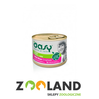 Oasy Mono Puppy Mini Dzik 200g