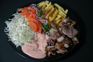 Shaorma mixt farfurie