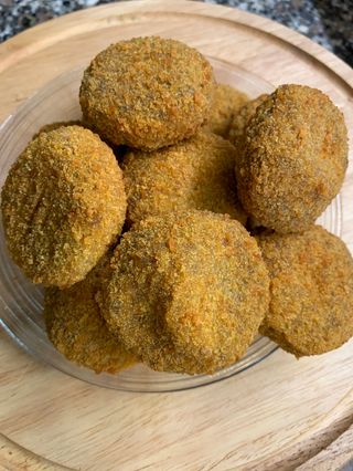 1.pez.Polpette di carne e prosciutto 