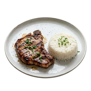 Arroz Blanco Con Cerdo