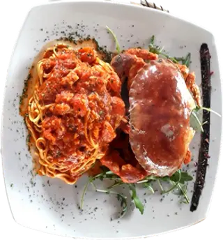 Linguine al granchio imperiale
