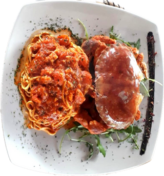 Linguine al granchio imperiale