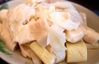 Bambu cinese al forno