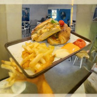 Ciabatta escalope grillée