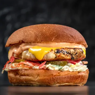 Cheeseburger de pui