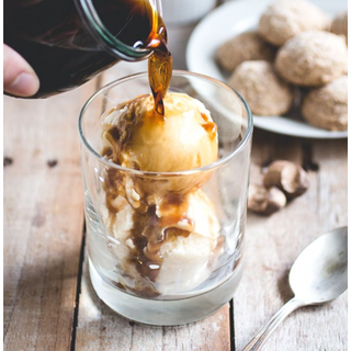 Café con helado de vainilla 