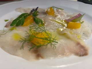 Carpaccio di pescato del giorno