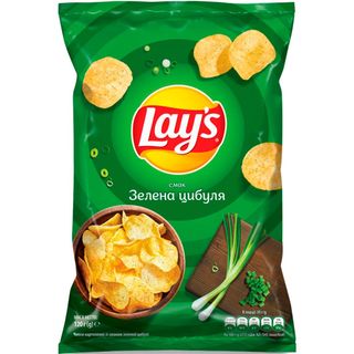 Чипси Картопляні Зі Смаком Зеленої Цибулі, Тм "lay's" 120 Г