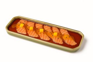 190.Carpaccio de Salmon Mango