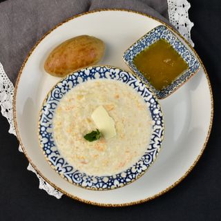 Пшенная каша с тыквой и мёдом