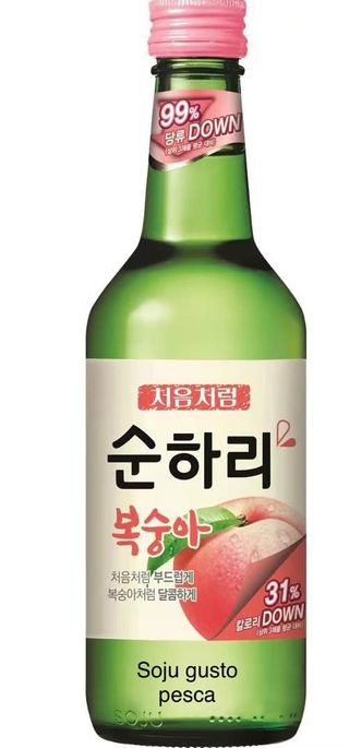 Soju gusto pesca 35 cl