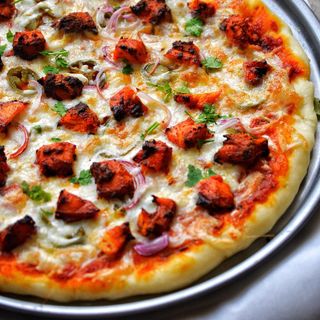 BUTTER CHICKEN PIZZA