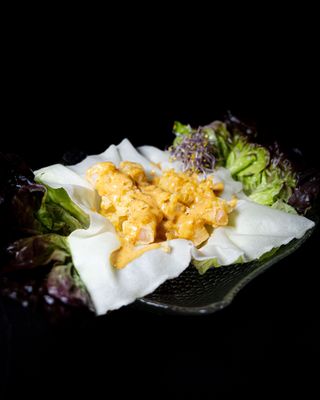 Tempura de langostino tigre "Lamonarracha"
