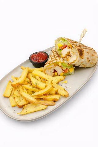 Grillowane warzywa tortilla
