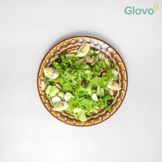 Зелена салата с яйце (350г)