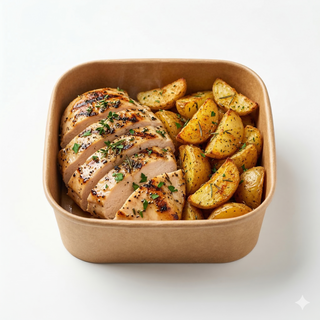93. Pechuga De Pollo Con Patatas