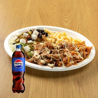 Zestaw Samo Mięso Średni - zestaw z Pepsi 500ml