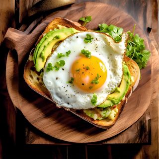 Jaje na tostu sa avocadom